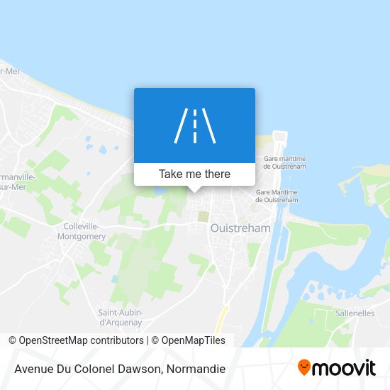 Avenue Du Colonel Dawson map