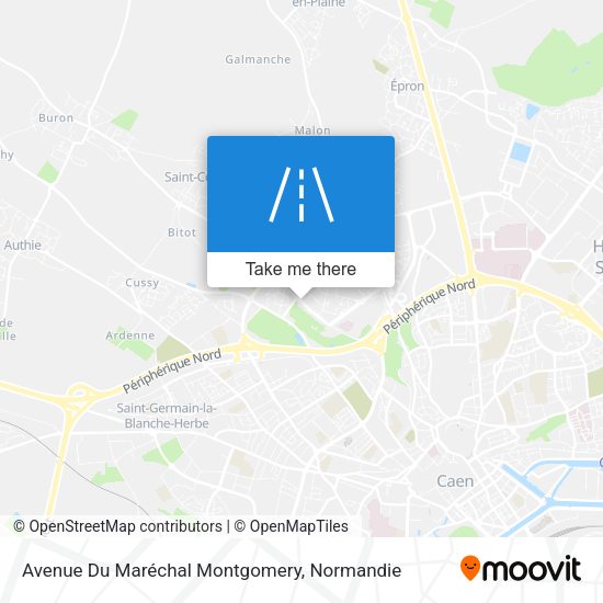 Avenue Du Maréchal Montgomery map