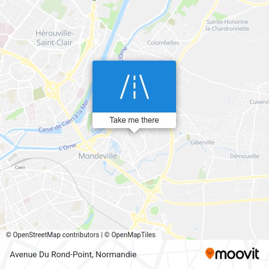 Avenue Du Rond-Point map
