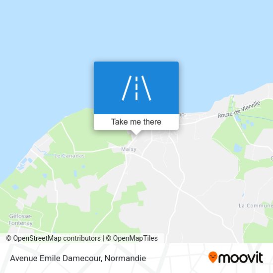 Avenue Emile Damecour map