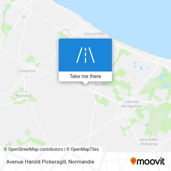 Avenue Harold Pickersgill map