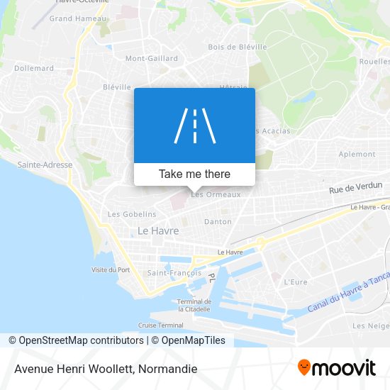 Avenue Henri Woollett map