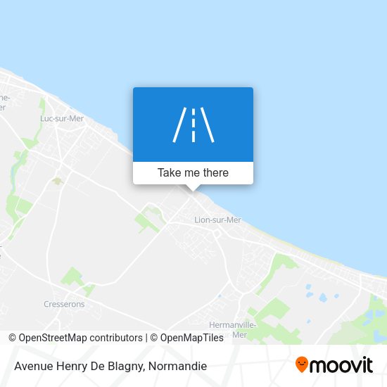 Avenue Henry De Blagny map