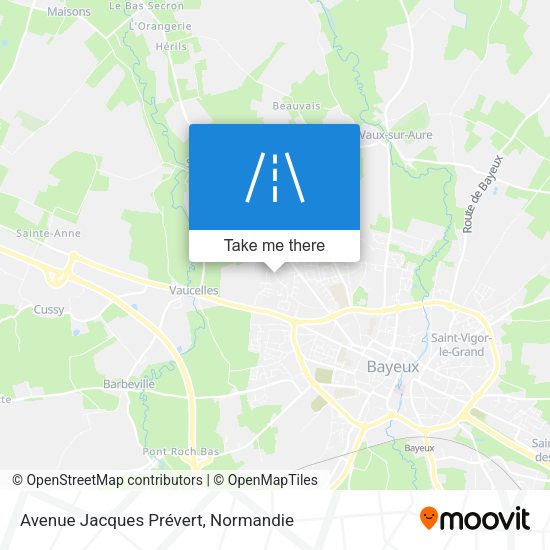 Avenue Jacques Prévert map