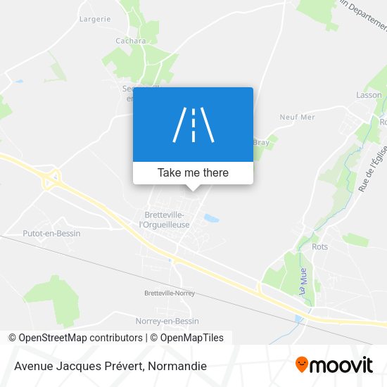 Avenue Jacques Prévert map
