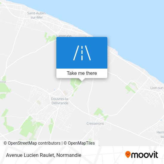 Avenue Lucien Raulet map