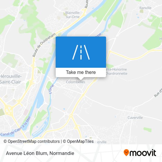 Avenue Léon Blum map