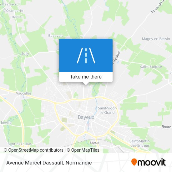 Avenue Marcel Dassault map