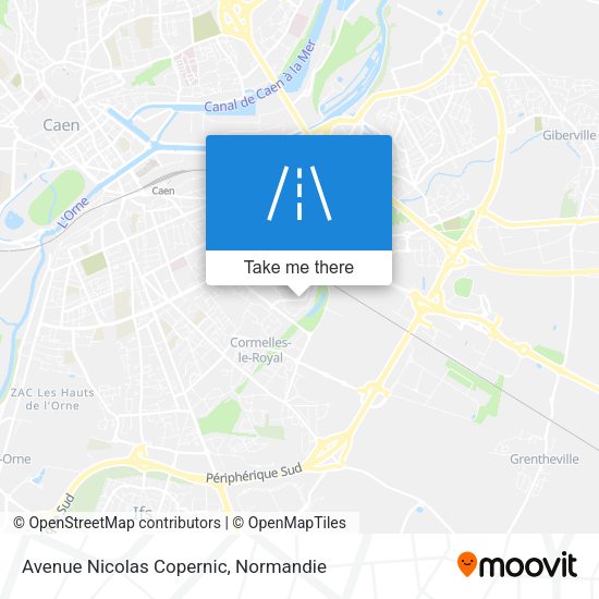 Avenue Nicolas Copernic map