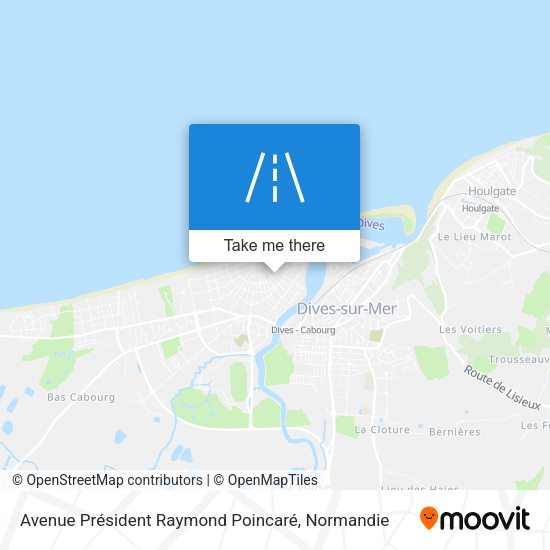 Avenue Président Raymond Poincaré map