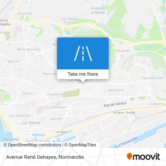Avenue René Dehayes map