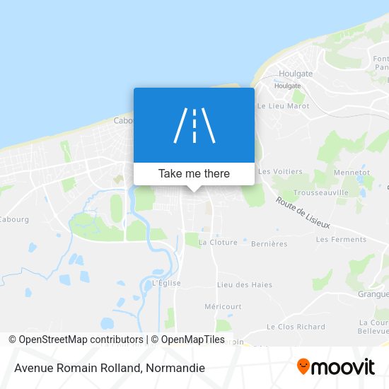 Avenue Romain Rolland map