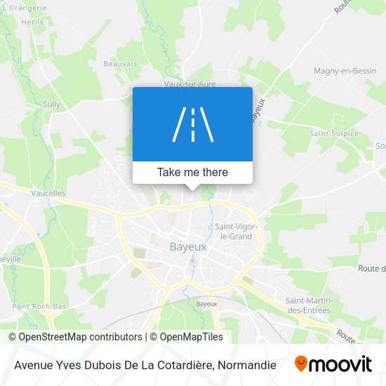 Avenue Yves Dubois De La Cotardière map