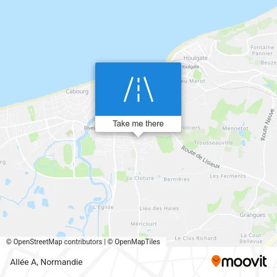 Allée A map