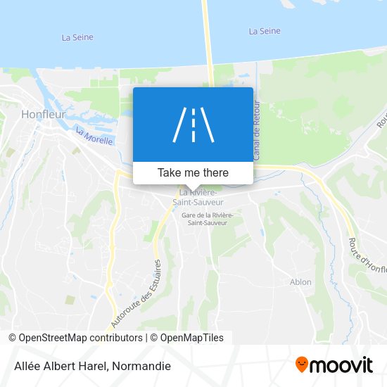 Allée Albert Harel map