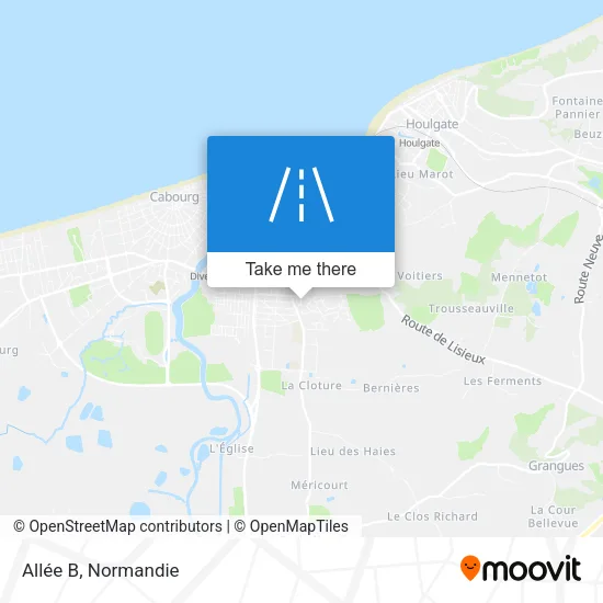 Allée B map