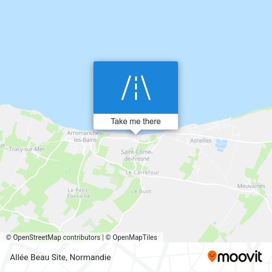 Allée Beau Site map