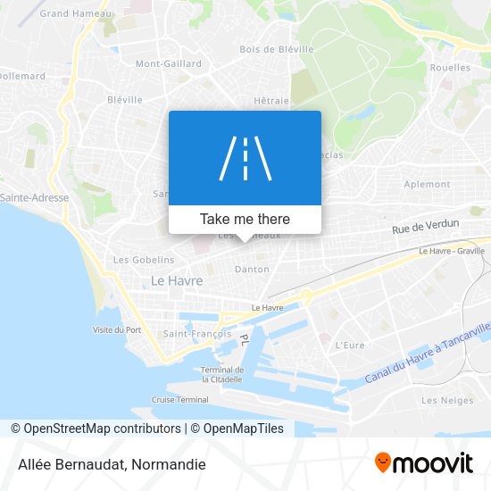Allée Bernaudat map