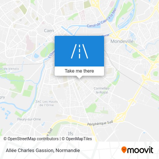 Allée Charles Gassion map