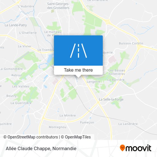 Allée Claude Chappe map