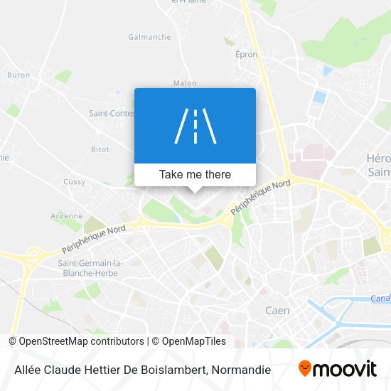 Allée Claude Hettier De Boislambert map