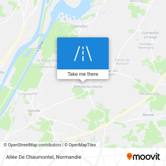 Allée De Chaumontel map