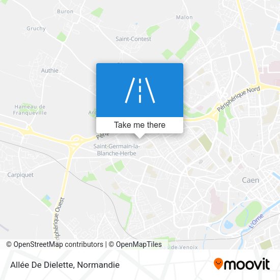 Allée De Dielette map