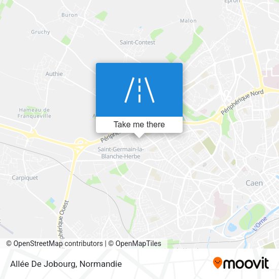 Allée De Jobourg map