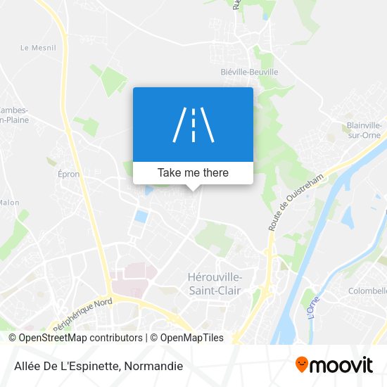 Allée De L'Espinette map