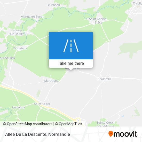 Allée De La Descente map