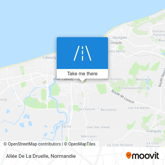 Allée De La Druelle map
