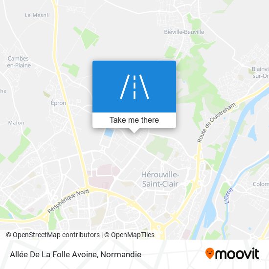 Allée De La Folle Avoine map