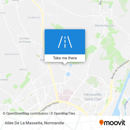 Allée De La Massette map