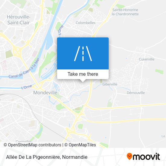Allée De La Pigeonnière map
