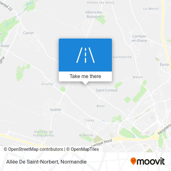 Allée De Saint-Norbert map