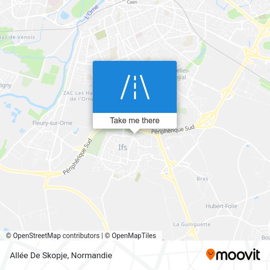 Allée De Skopje map