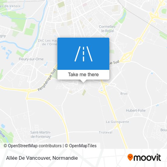 Allée De Vancouver map