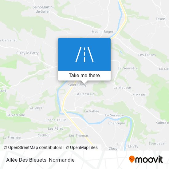 Allée Des Bleuets map