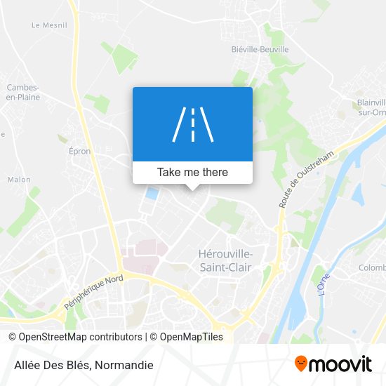 Allée Des Blés map