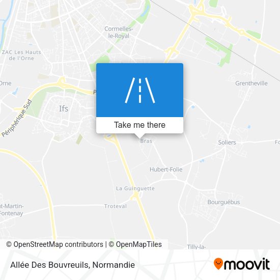 Allée Des Bouvreuils map