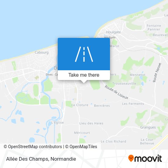 Allée Des Champs map