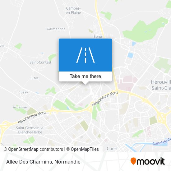 Allée Des Charmins map