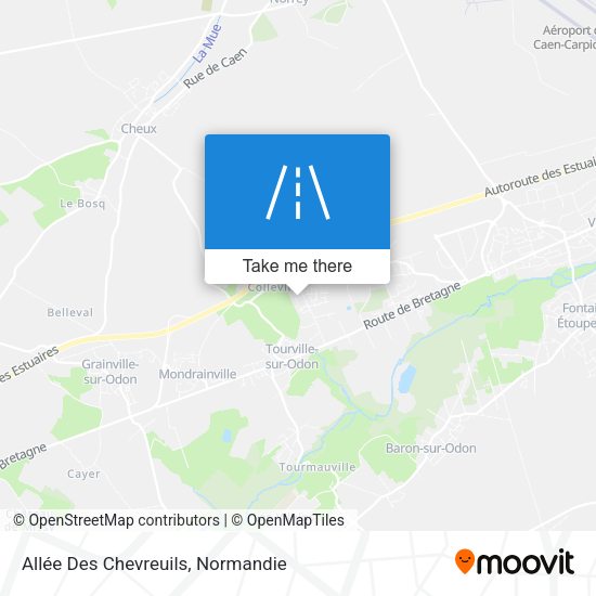 Allée Des Chevreuils map