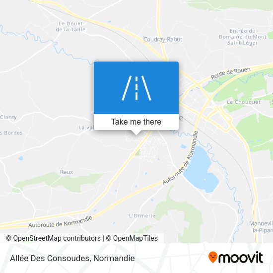 Allée Des Consoudes map