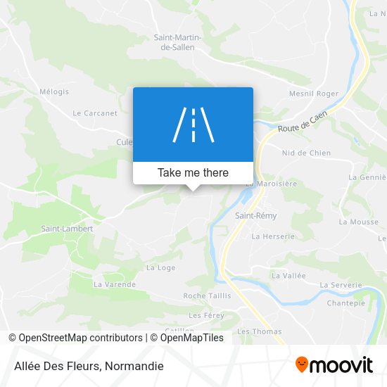 Allée Des Fleurs map