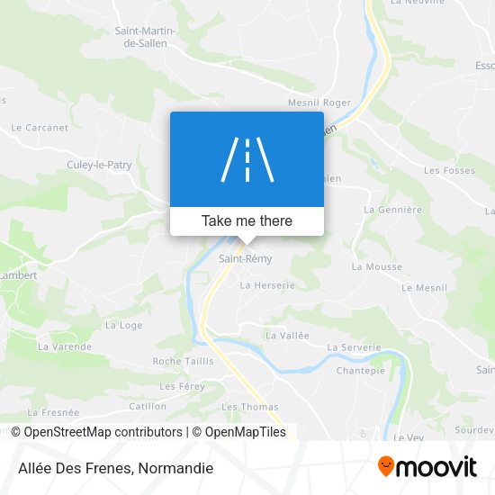 Allée Des Frenes map