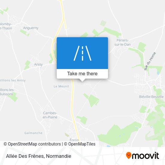 Allée Des Frênes map