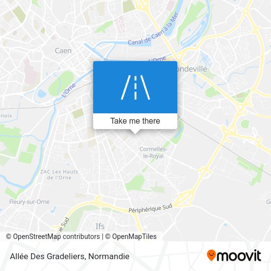 Allée Des Gradeliers map