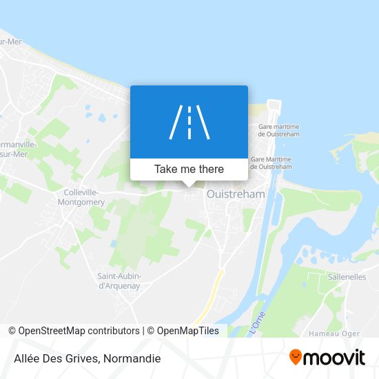 Allée Des Grives map