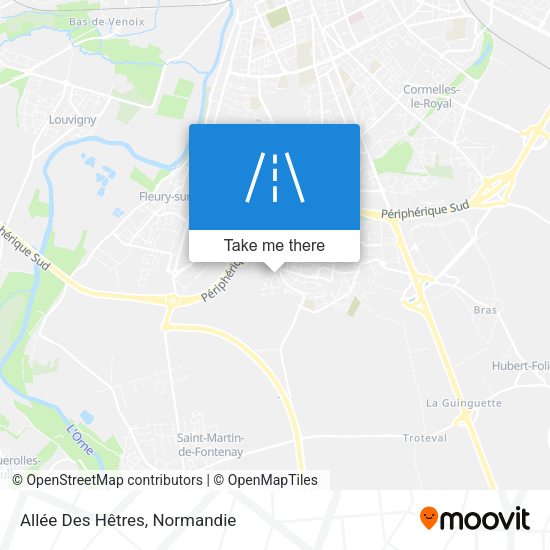 Allée Des Hêtres map